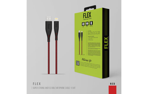 Goui USB to Lightning Cable 1.5m - Red