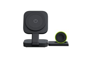Goui Bend 3 in 1 Foldable MagSafe Wireless Charger - Black
