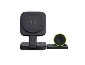 Goui Bend 3 in 1 Foldable MagSafe Wireless Charger - Black