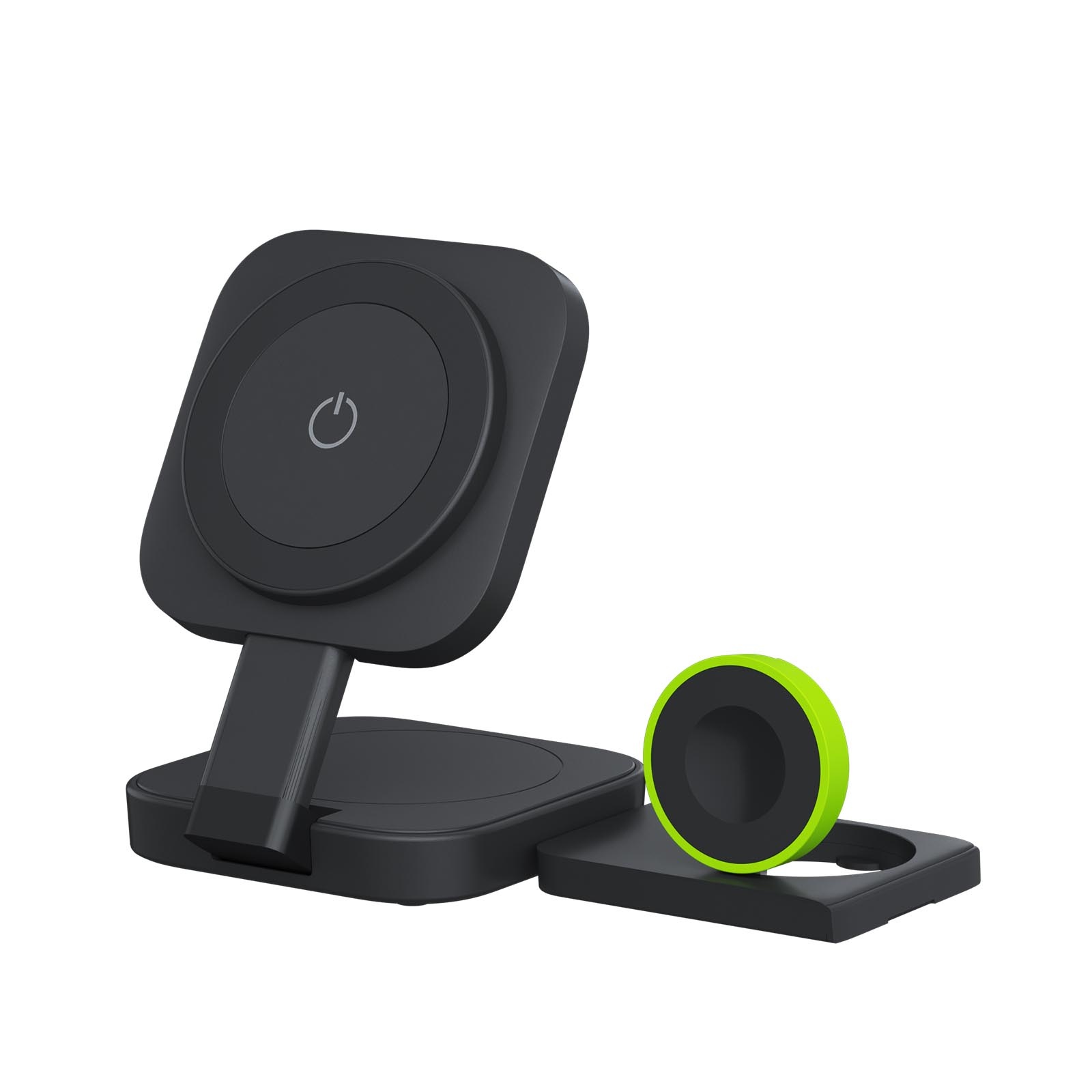 Goui Bend 3 in 1 Foldable MagSafe Wireless Charger - Black