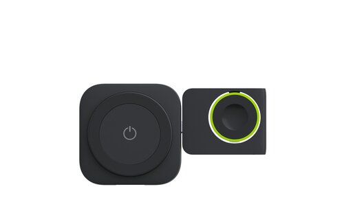 Goui Bend 3 in 1 Foldable MagSafe Wireless Charger - Black