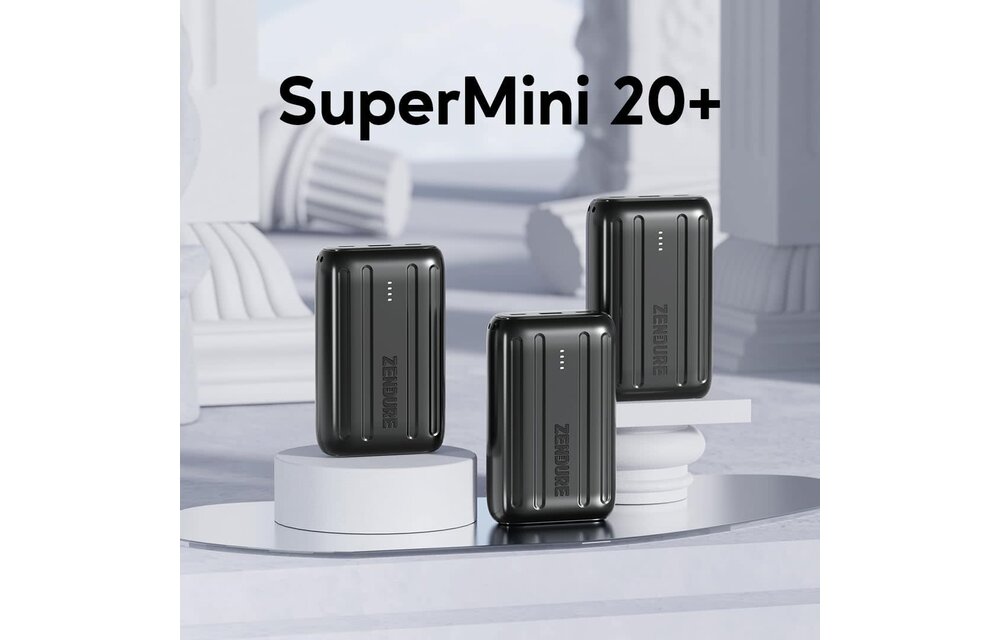 Zendure SuperMini 20+ PD Power Bank 20,000mAh - Black