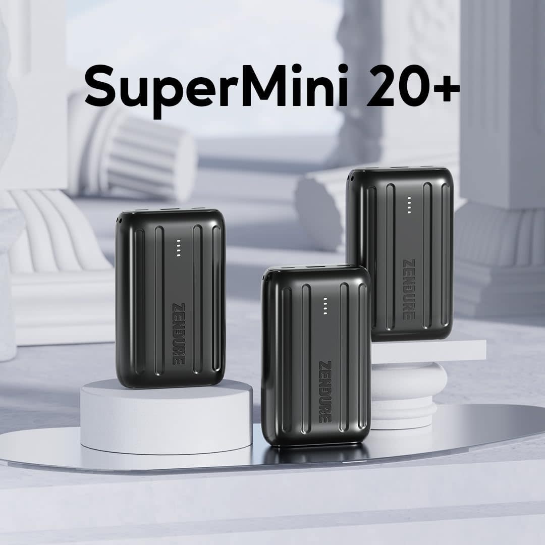 Zendure SuperMini 20+ PD Power Bank 20,000mAh - Black