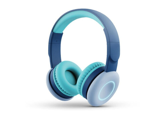 Maestro  Macaron Kids Foldable Wireless Headphone - Blue