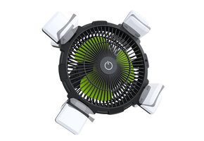Goui Flow Multifunctional Fan with Light Power Bank 8'000mAh - Black