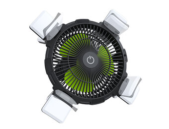 Goui Flow Multifunctional Fan with Light Power Bank 8'000mAh - Black