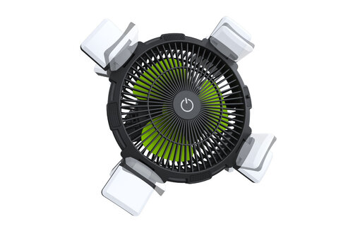 Goui Flow Multifunctional Fan with Light Power Bank 8'000mAh - Black