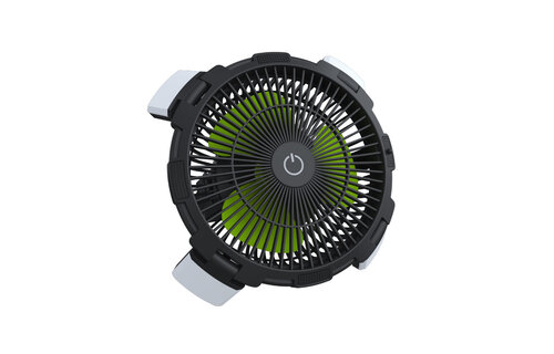 Goui Flow Multifunctional Fan with Light Power Bank 8'000mAh - Black