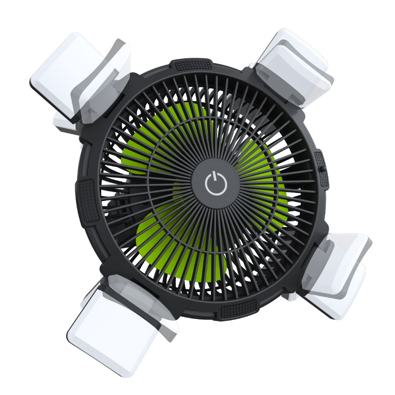 Goui Flow Multifunctional Fan with Light Power Bank 8'000mAh - Black