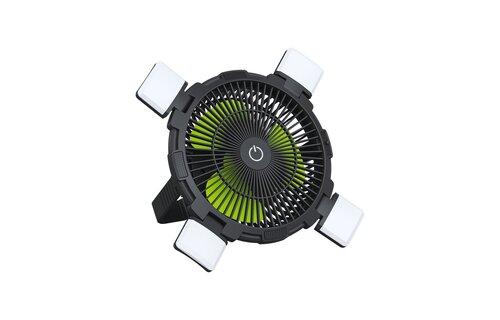 Goui Flow Multifunctional Fan with Light Power Bank 8'000mAh - Black