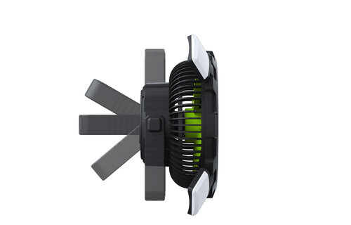 Goui Flow Multifunctional Fan with Light Power Bank 8'000mAh - Black