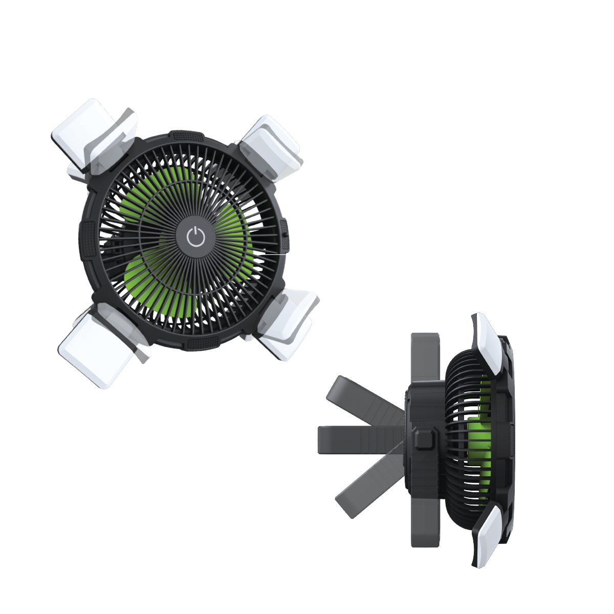 Goui Flow Multifunctional Fan with Light Power Bank 8'000mAh - Black