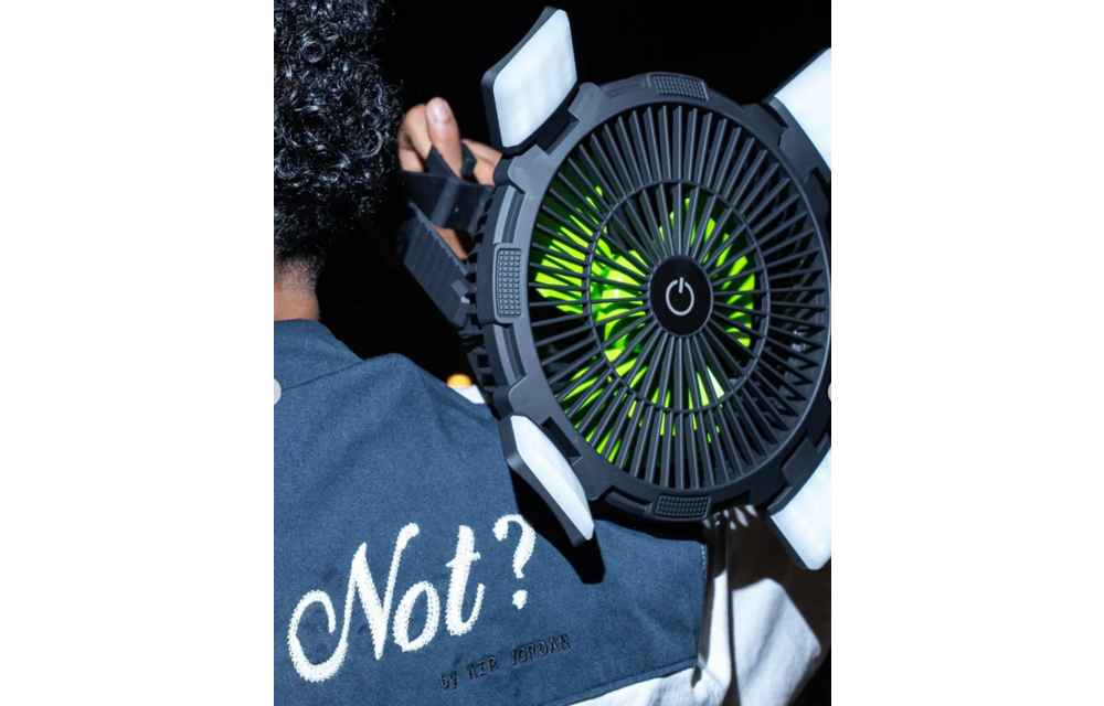 Goui Flow Multifunctional Fan with Light Power Bank 8'000mAh - Black