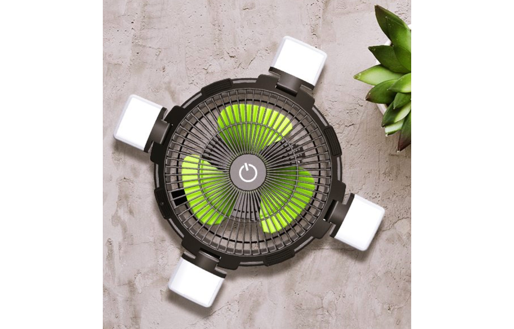 Goui Flow Multifunctional Fan with Light Power Bank 8'000mAh - Black