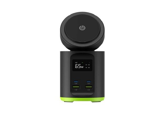 Goui Boost 65 Wireless Desk Charger + Multi Port 65W - Black