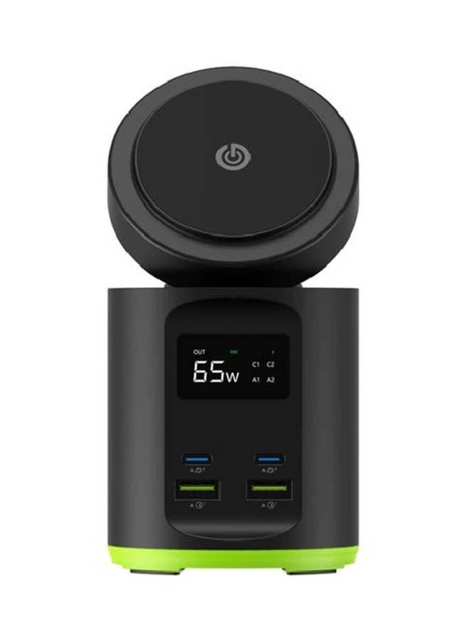 Goui Boost 65 Wireless Desk Charger + Multi Port 65W - Black