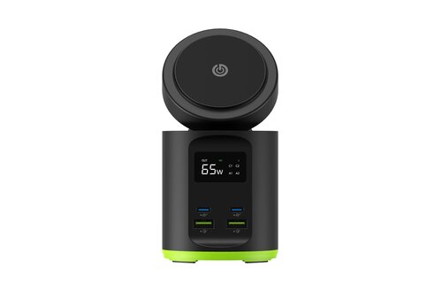 Goui Boost 65 Wireless Desk Charger + Multi Port 65W - Black