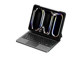WiWU Magic Keybord Case with Touch Pad for Apple iPad Pro 13" M4 Arabic / English - Black