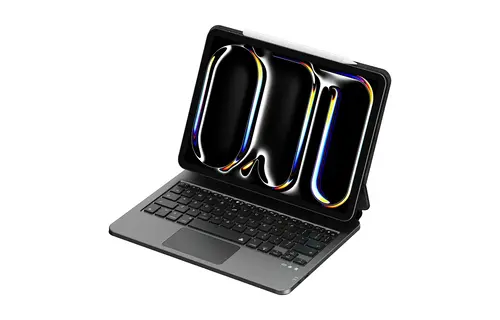 WiWU Magic Keybord Case with Touch Pad for Apple iPad Pro 13" M4 Arabic / English - Black