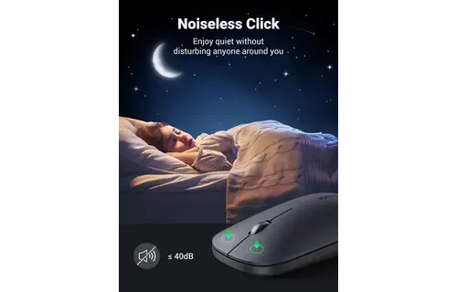 UGREEN Portable Wireless Mouse - Black