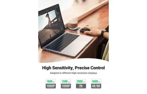 UGREEN Portable Wireless Mouse - Black