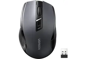 UGREEN Ergonomic Wireless Mouse - Black