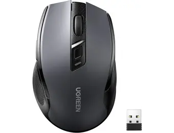 UGREEN Ergonomic Wireless Mouse - Black