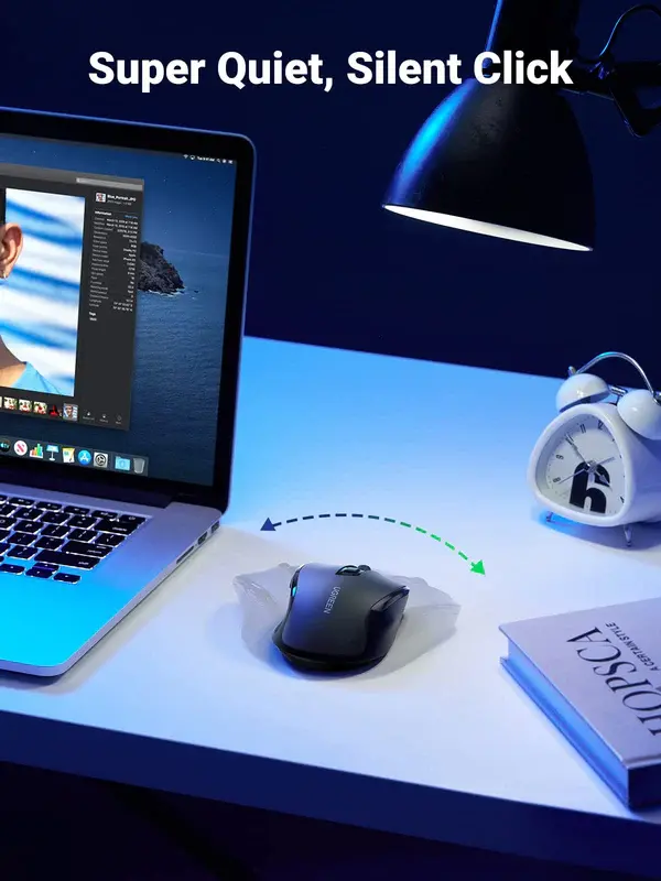 UGREEN Ergonomic Wireless Mouse - Black