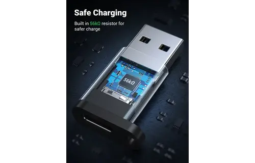 UGREEN USB-A to USB-C Adapter - Gray