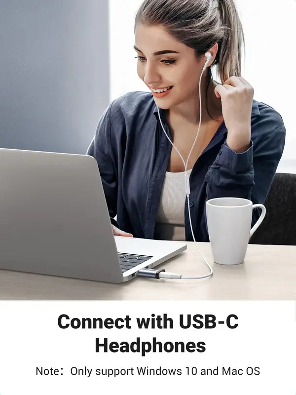UGREEN USB-A to USB-C Adapter - Gray