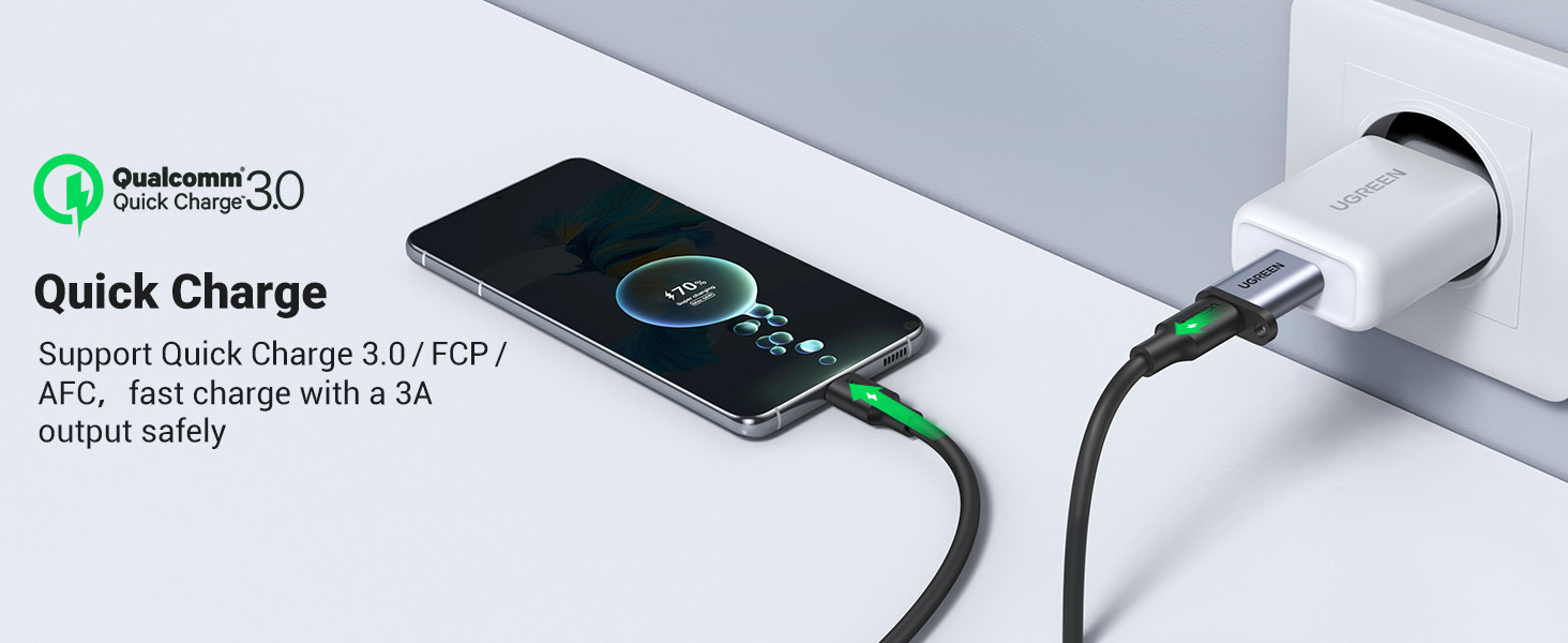 UGREEN USB-A to USB-C Adapter - Gray