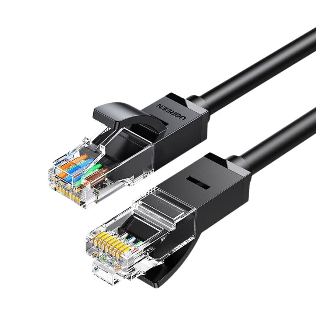 UGREEN Cat 6 RJ45 1000mbps Rounded Ethernet Lan Cable 2m - Black