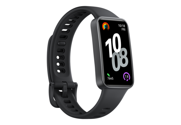 Huawei Band 10 Fluoroelastomer Strap With Aluminum Alloy Case - Black