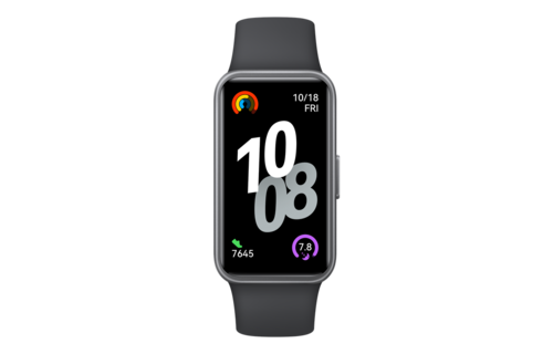 Huawei Band 10 Fluoroelastomer Strap With Aluminum Alloy Case - Black