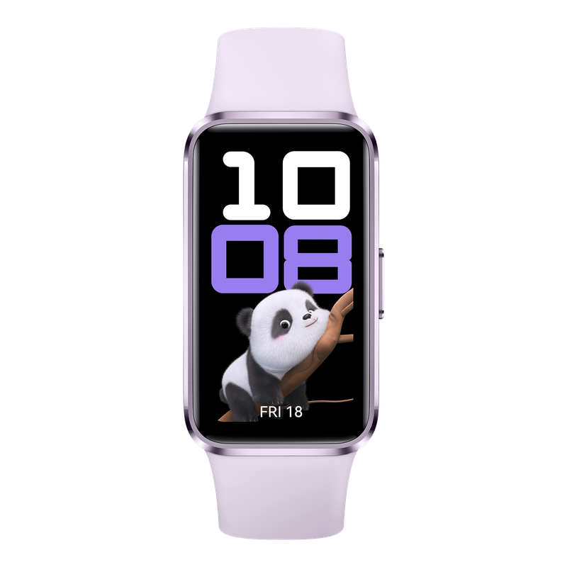 Huawei Band 10 Fluoroelastomer Strap with Aluminum Alloy Case - Purple
