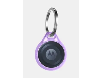 ITSKINS Air Cover Frost with key ring for Airtag - Light Purple