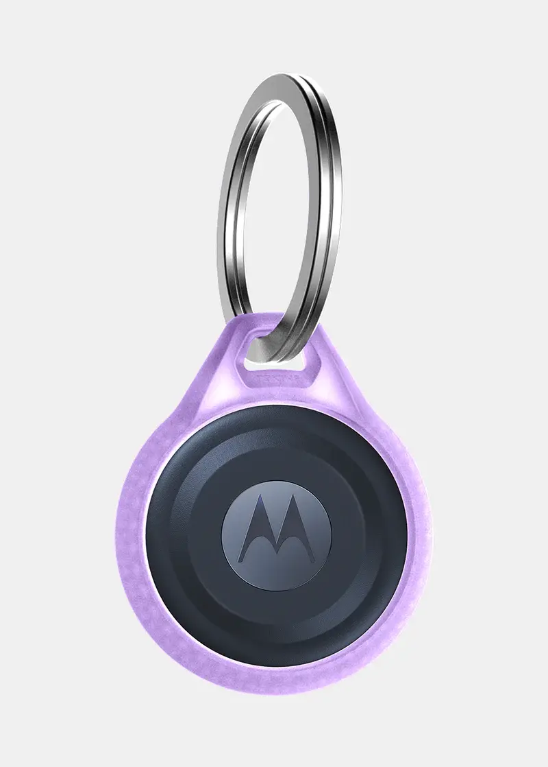 ITSKINS Air Cover Frost with key ring for Airtag - Light Purple