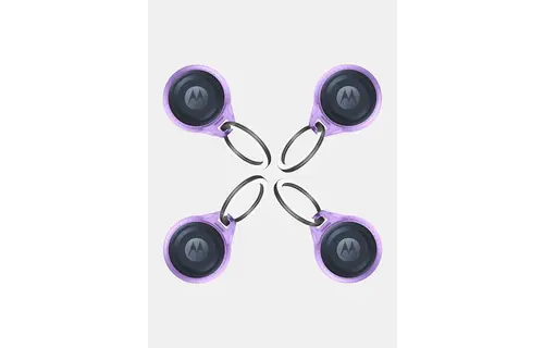 ITSKINS Air Cover Frost with key ring for Airtag - Light Purple