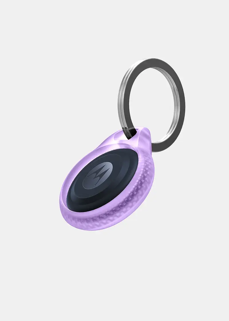 ITSKINS Air Cover Frost with key ring for Airtag - Light Purple