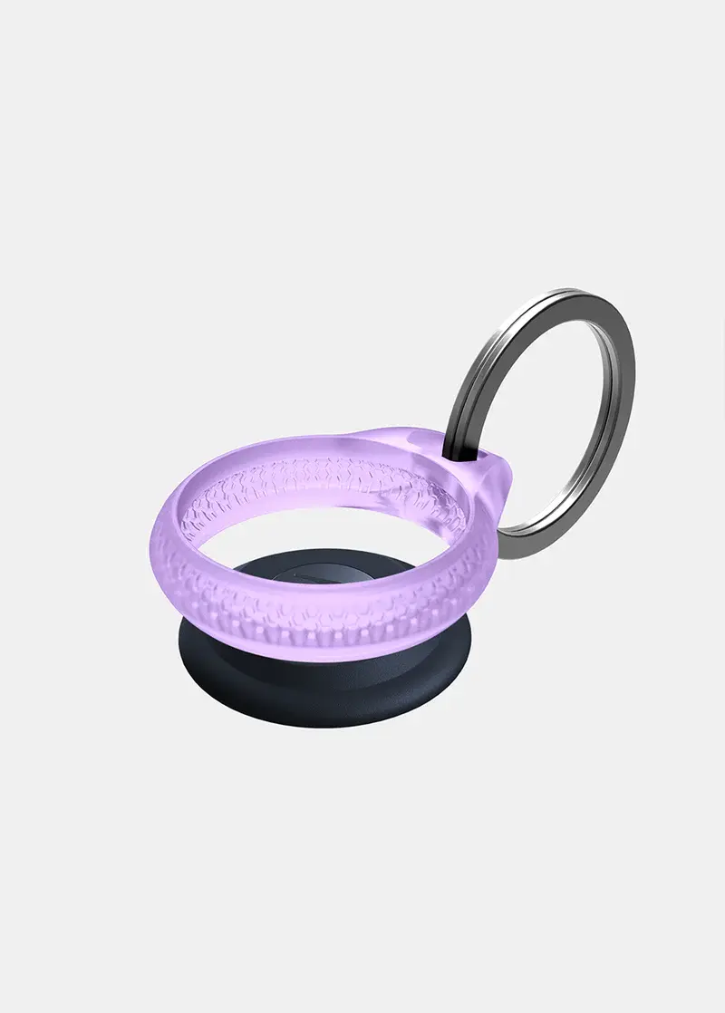 ITSKINS Air Cover Frost with key ring for Airtag - Light Purple