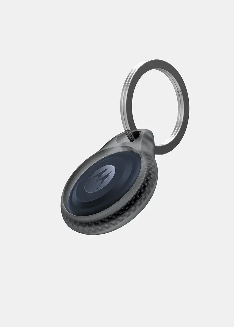 ITSKINS Air Cover Frost with key ring for Airtag - Smoke