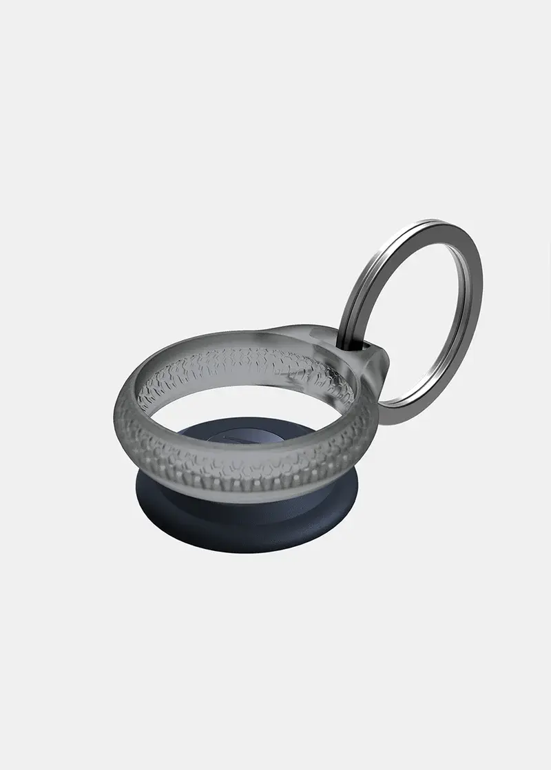 ITSKINS Air Cover Frost with key ring for Airtag - Smoke