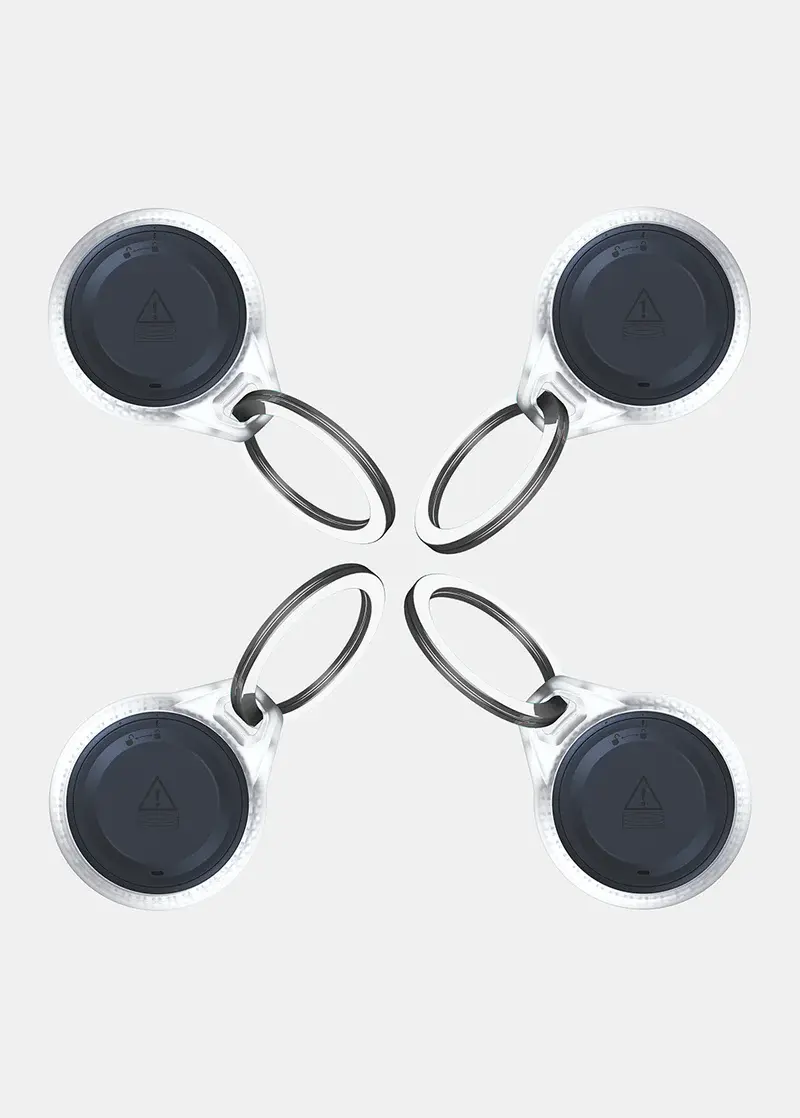 ITSKINS Air Cover Frost with key ring for Airtag - Transparent