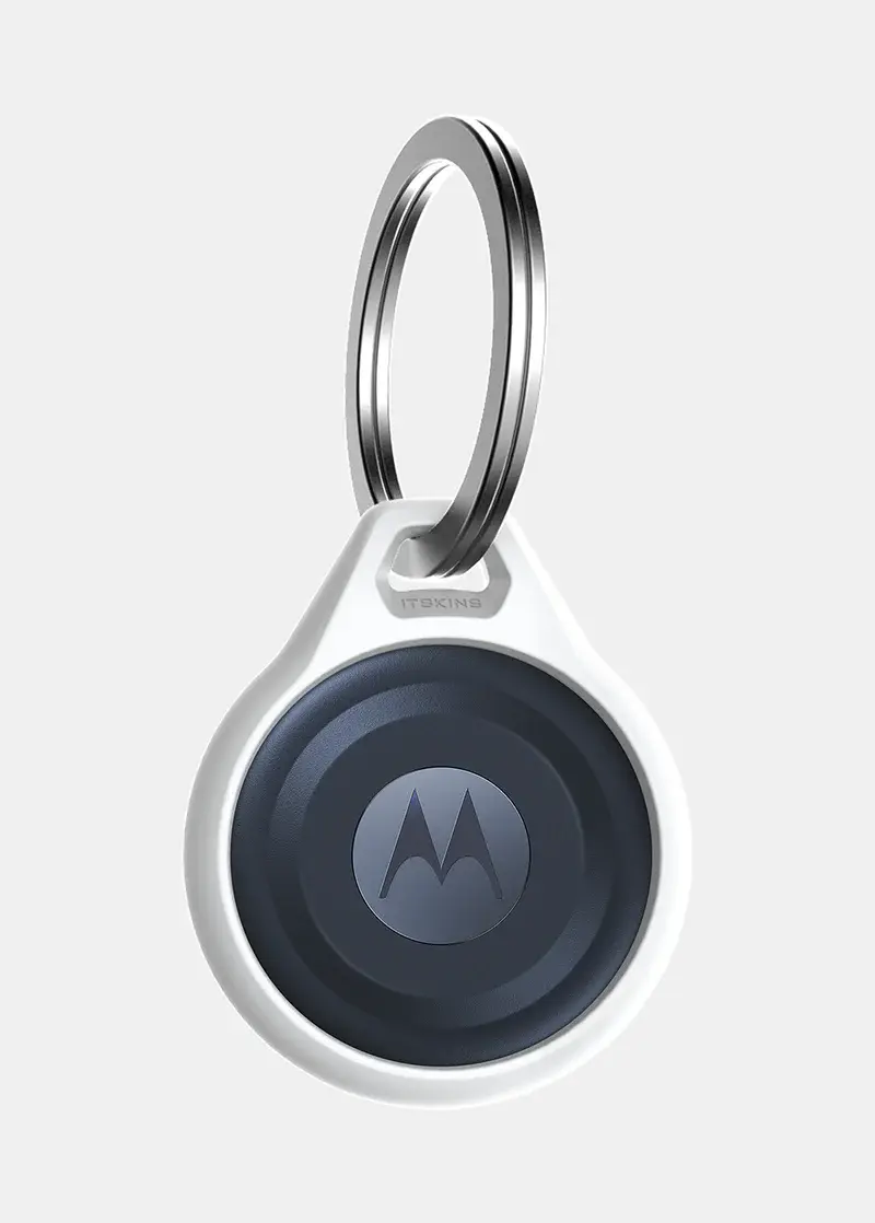 ITSKINS Air Cover Solid with key ring for Airtag - White