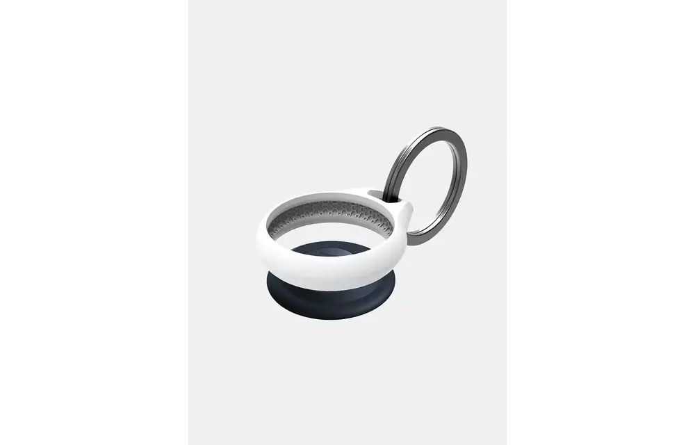 ITSKINS Air Cover Solid with key ring for Airtag - White