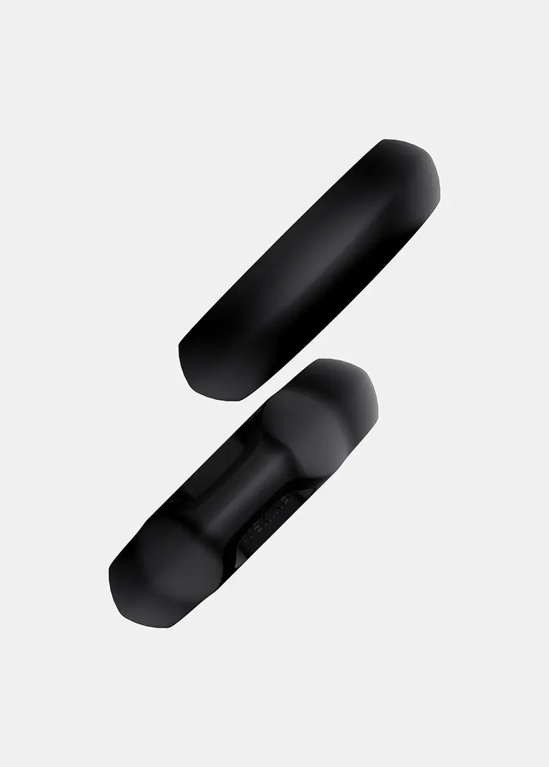 ITSKINS Air Cover Solid with key ring for Airtag - Black