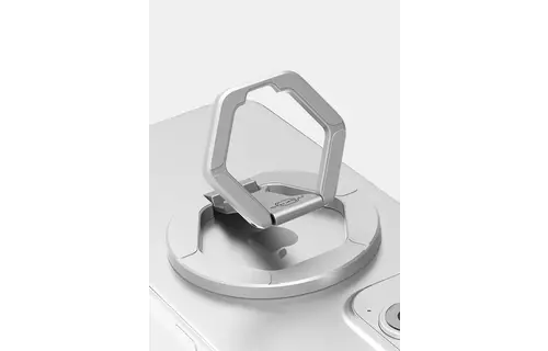 ITSKINS KickStand 360 Double Site MagSafe Magnet Phone Holder Ring - Silver