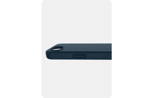 Avana velvet Silicone MagSafe Case for iPhone 16e - Navy Blue