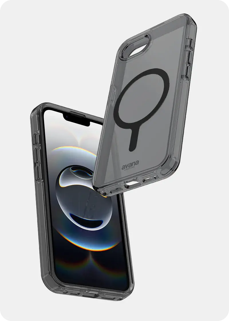Avana Ice MagSafe Case for iPhone 16e/17e - Ash
