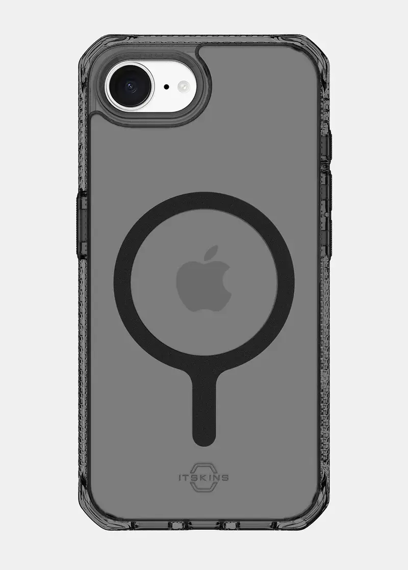 ITSKINS Hybrid R Vapor with Magsafe Case For iPhone 16e - Smoke